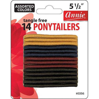 Annie No Tangle Ponytailers 5 1/2In 14ct Asst Color *3356 - Beautylicious Canada