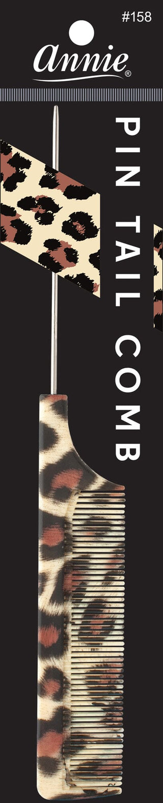 Annie Pin Tail Comb - Cheetah Print Assorted *158 - Beautylicious Canada
