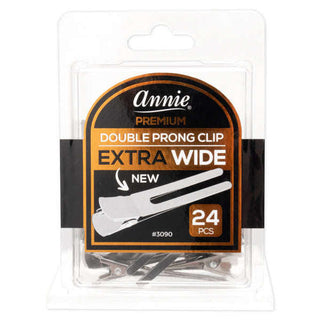 Annie Premium Large Double Prong Clips 24Ct *3090 - Beautylicious Canada