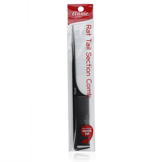 Annie Rat Tail Section Comb Black *97 - Beautylicious Canada