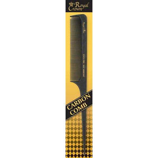 Annie Royal Crown Series Carbon Pro Rat Tail Comb 8 1/2 Inch *2689 - Beautylicious Canada