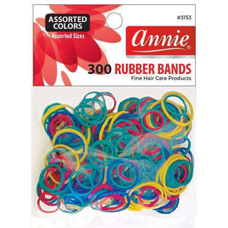 Annie Rubber Bands Asst Size 300Ct Asst Color *3153 - Beautylicious Canada