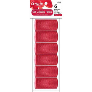 Annie Self - Gripping Rollers 1 1/4In 6Ct Red *1313 - Beautylicious Canada
