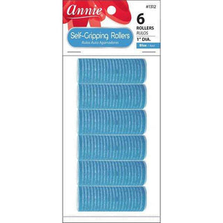 Annie Self - Gripping Rollers 1In 6Ct Blue *1312 - Beautylicious Canada