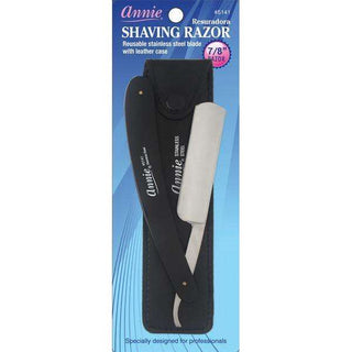 Annie Shaving Razor W/ Case Black *5141 - Beautylicious Canada