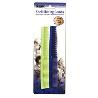 ANNIE SHELL SHINING COMBS(CUTTING) 2CT *132 - Beautylicious Canada