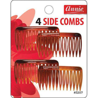 Annie Side Combs Small 4Ct Asst Color *3207 - Beautylicious Canada