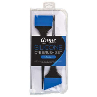 ANNIE Silicone Dye Brushes Large Blue *2961 - Beautylicious Canada