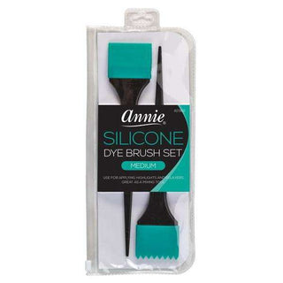 Annie Silicone Dye Brushes Medium Teal *2962 - Beautylicious Canada