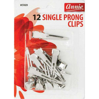 Annie Single Prong Clips 12Ct *3169 - Beautylicious Canada