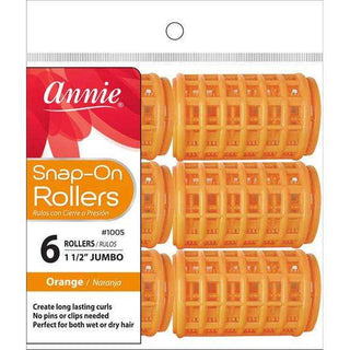 Annie Snap - On Rollers Size Jumbo 6Ct Orange *1005 - Beautylicious Canada