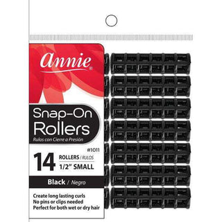 Annie Snap - On Rollers Size S 14Ct Black *1011 - Beautylicious Canada