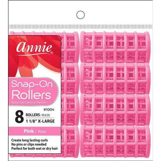 Annie Snap - On Rollers Size XL 8Ct Pink *1004 - Beautylicious Canada