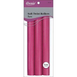 Annie Soft Twist Rollers 1 3/16" XL Plum (3pcs) *1216 - Beautylicious Canada