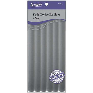 ANNIE SOFT TWIST ROLLERS 10" - 12PCS #1263