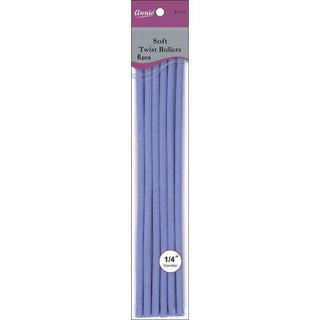 Annie Soft Twist Rollers 1/4" XL Lavender (6pcs) *1213 - Beautylicious Canada
