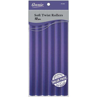 Annie Soft Twist Rollers 3/4" XL Purple Value Pack (10pcs) *1264 - Beautylicious Canada