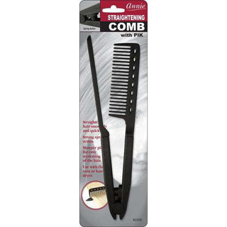 Annie Straightening Comb W/Pik Spring Action *2226 - Beautylicious Canada