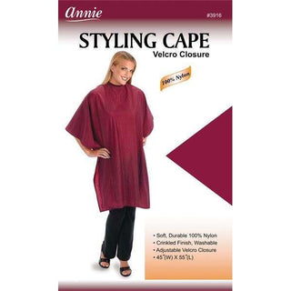 Annie Styling Cape Burgundy *3916 - Beautylicious Canada