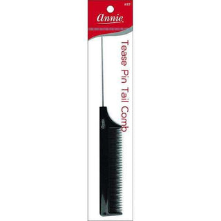 Annie Tease Pin tail comb Black *87 - Beautylicious Canada