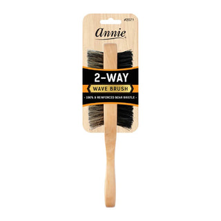 ANNIE 2-WAY CLUB BRUSH 100% BOAR BRISTLE #2071
