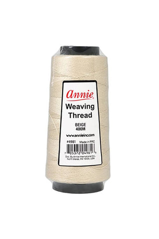 ANNIE WEAVING THREAD - BEIGE 400M 4981 - Beautylicious Canada