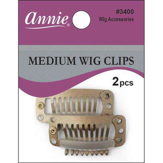 Annie Wig Clips Medium 2Ct Golden Blond *3400 - Beautylicious Canada