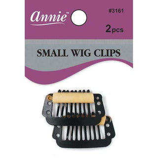 Annie Wig Clips Small 2Ct Black *3161 - Beautylicious Canada