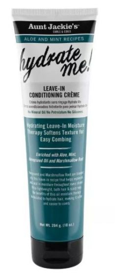 AUNT JACKIES CURLS & COILS HYDRATE ME! LEAVE - IN CONDITIONING CREME 10OZ - Beautylicious Canada