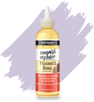 AUNT JACKIE'S CURLS & COILS NOURISH MY HAIR FLAXSEED & MINOI OIL 6OZ - Beautylicious Canada