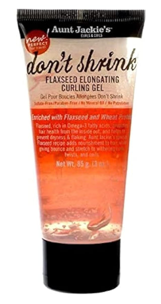 AUNT JACKIE'S Don't Shrink Flaxseed Elongating Curl Gel (3oz) - Beautylicious Canada