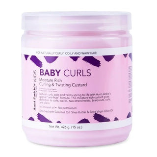 AUNT JACKIES KIDS BABY GIRL CURL CUSTARD 15OZ - Beautylicious Canada