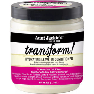 AUNT JACKIE'S TRANSFORM! HYDRATING LEAVE - IN CONDITONER 15OZ - Beautylicious Canada