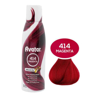 AVATAR SEMI PERMANENT HAIR COLOR 414 MAGENTA 4.2OZ - Beautylicious Canada