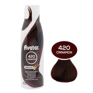 AVATAR SEMI PERMANENT HAIR COLOR 420 CINNAMON 4.2OZ - Beautylicious Canada