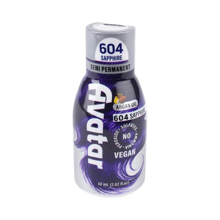 AVATAR SEMI PERMANENT HAIR COLOR 604 SAPPHIRE 2OZ - Beautylicious Canada