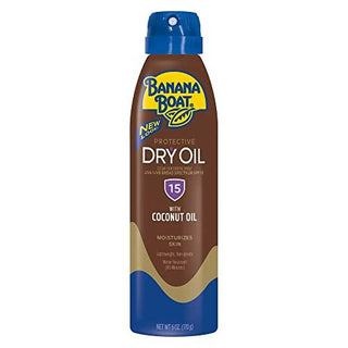 BANANA BOAT DEEP TANNING DRY OIL 15 WITH COCONUT OIL 6OZ - Beautylicious Canada