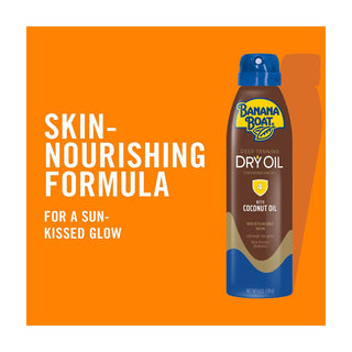 BANANA BOAT DEEP TANNING DRY OIL 4 WITH COCONUT OIL 6OZ - Beautylicious Canada