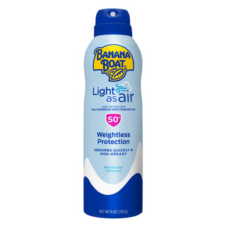 BANANA BOAT LIGHT AS AIR 50SPF 6OZ - Beautylicious Canada
