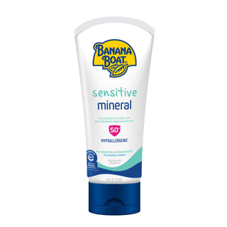 BANANA BOAT SENSITIVE MINERAL 50SPF 5OZ - Beautylicious Canada
