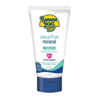 BANANA BOAT SENSITIVE MINERAL FACES 50SPF 3OZ - Beautylicious Canada