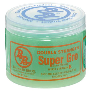 BRONNER BROS SUPER GRO W/ VITAMIN E - DOUBLE STRENGTH 6OZ