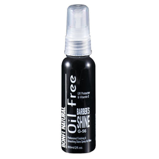 BONFI NATURAL OIL FREE BARBER'S SHINE G - 56 PRO FINISHING & SMOOTHING SPRAY 2OZ - Beautylicious Canada
