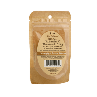 BY NATURE'S 100% PURE VITAMIN C RHASSOUL CLAY 1OZ - Beautylicious Canada