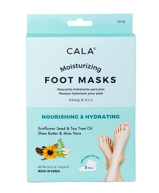 CALA MOISTURIZING FOOT MASK SOCKS (3 PAIRS) *67172 - Beautylicious Canada