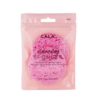 CALA PINK CELLULOSE CLEANSING SPONGES (2 PCS/ PK) *70917 - Beautylicious Canada