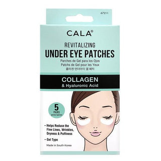 CALA UNDER EYE PATCHES: COLLAGEN & HYALURONIC ACID (5/PK) *67211 - Beautylicious Canada