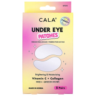 CALA UNDER EYE PATCHES: VITAMIN C & COLLAGEN (5/PK) *67210 - Beautylicious Canada