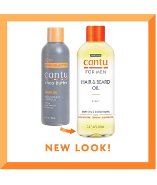 CANTU Men's Hair & Beard Oil 2 In 1 3.4OZ - Beautylicious Canada