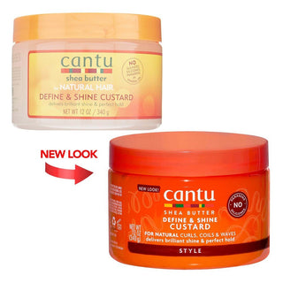CANTU Shea Butter Define & Shine Custard 12OZ - Beautylicious Canada